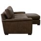 Fulton Home Sun Valley 2-Piece Leather Sectional in Telluride Chestnut, , large
