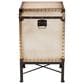 Baxton Studio Laura Lift-Top Trunk End Table in White, , large