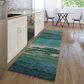 Dalyn Rug Company Trevi 2"3" x 7"6" Teal Runner, , large