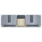 37B Fenwick 60" Double Bathroom Vanity in Soft Blue with Glossy White Composite Stone Top and Backsplash, , large