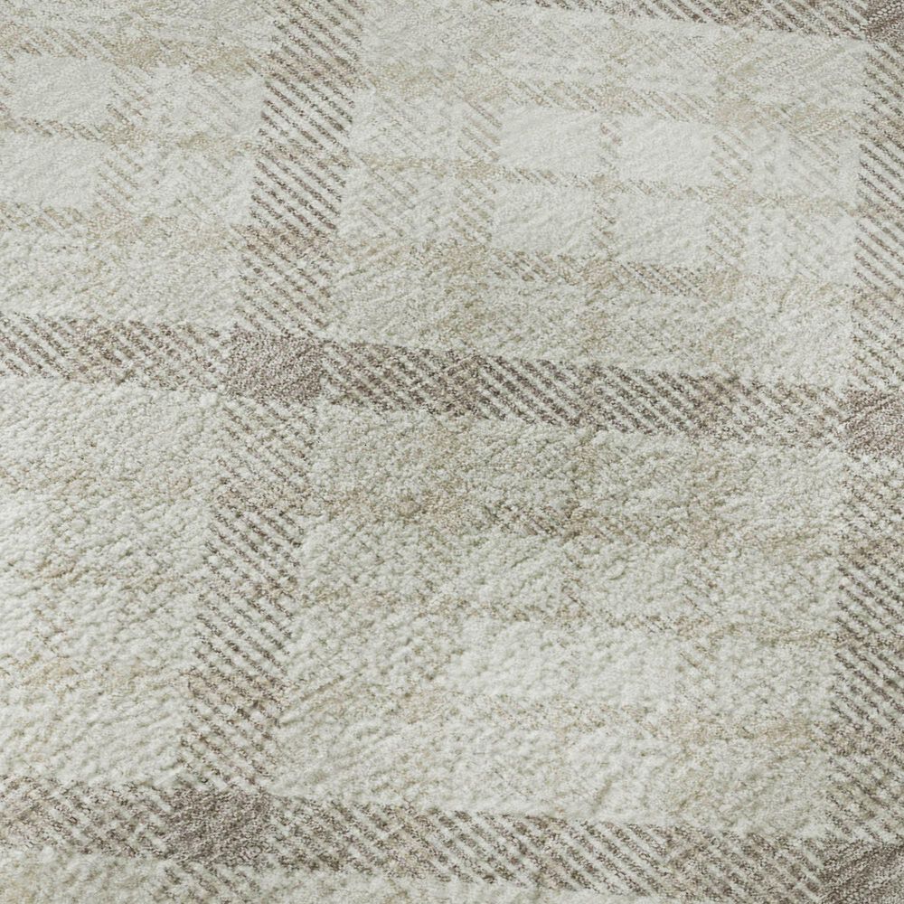 Dalyn Rug Company Soft Essentials Plaid Linen 3' x 5' Indoor/Outdoor Area Rug, , large