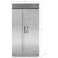 Sub Zero Classic 24 Cu.Ft. Side-By-Side Refrigerator with Dispenser in Stainless Steel, , large