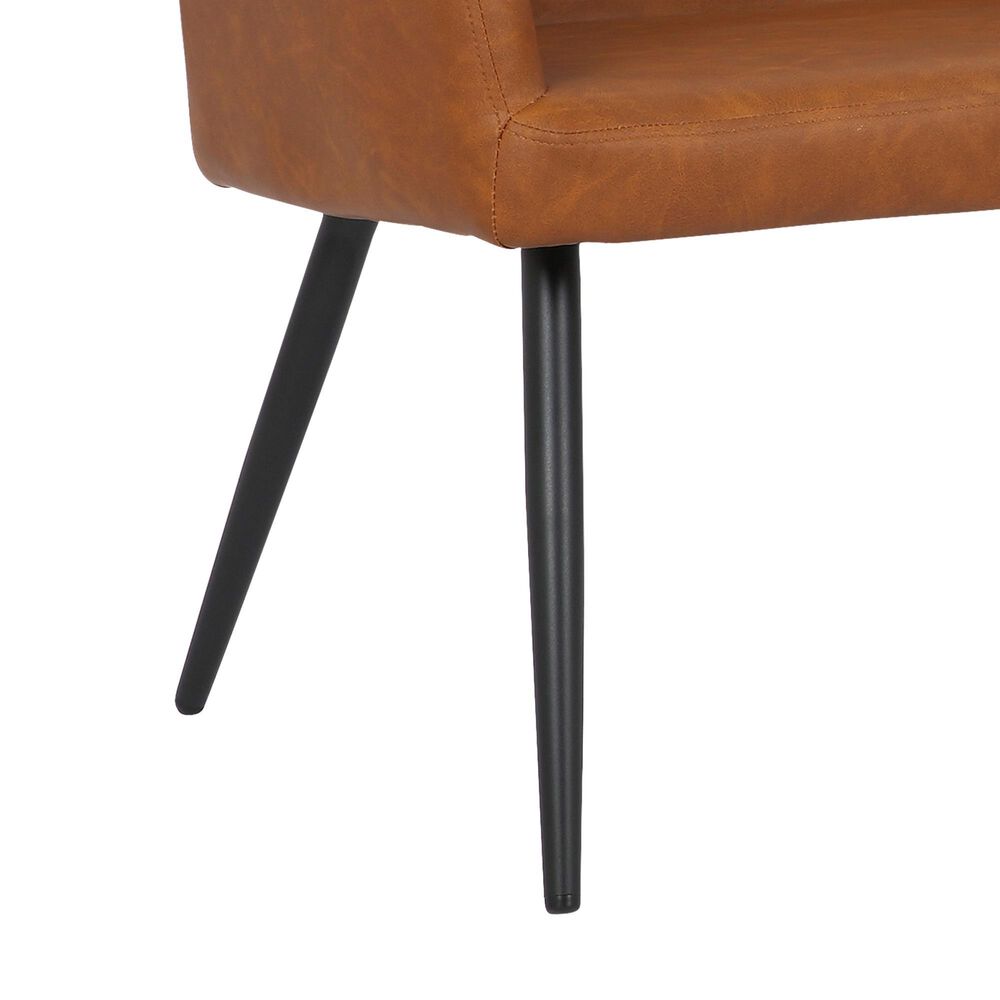 Lumisource Daniella Bench in Camel/Black, , large