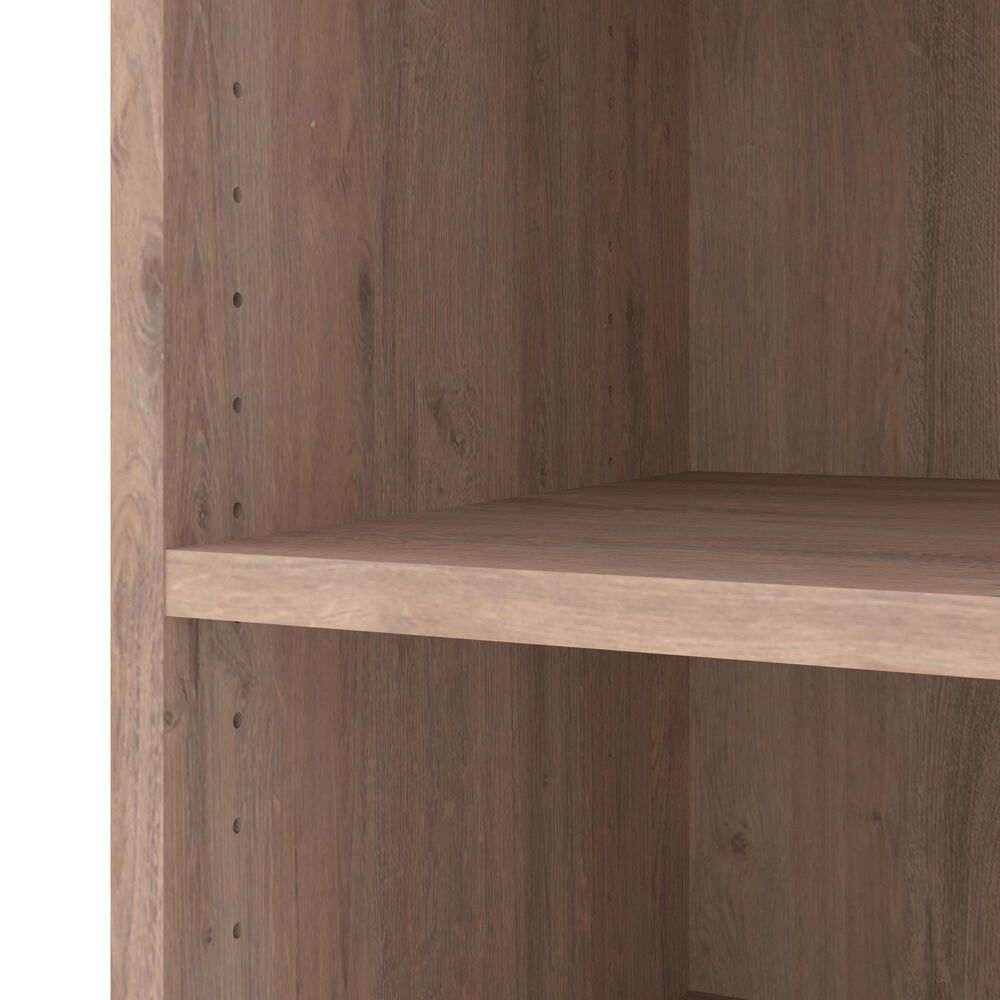 Bestar Pur Closet Organizer with 3-Drawer in Rustic Brown, , large