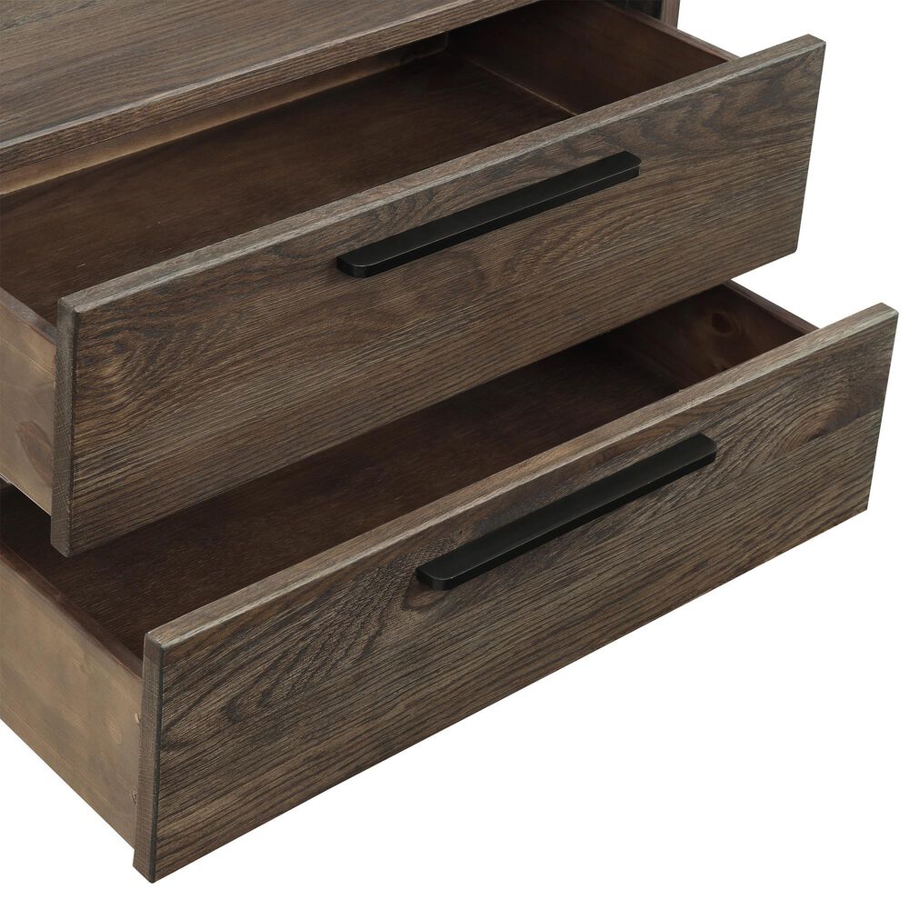 Blue River Astoria 2-Drawer Nightstand in Dark Brown, , large