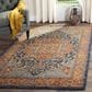 Safavieh Evoke EVK275C-3 3" x 5" Blue/Orange Area Rug, , large