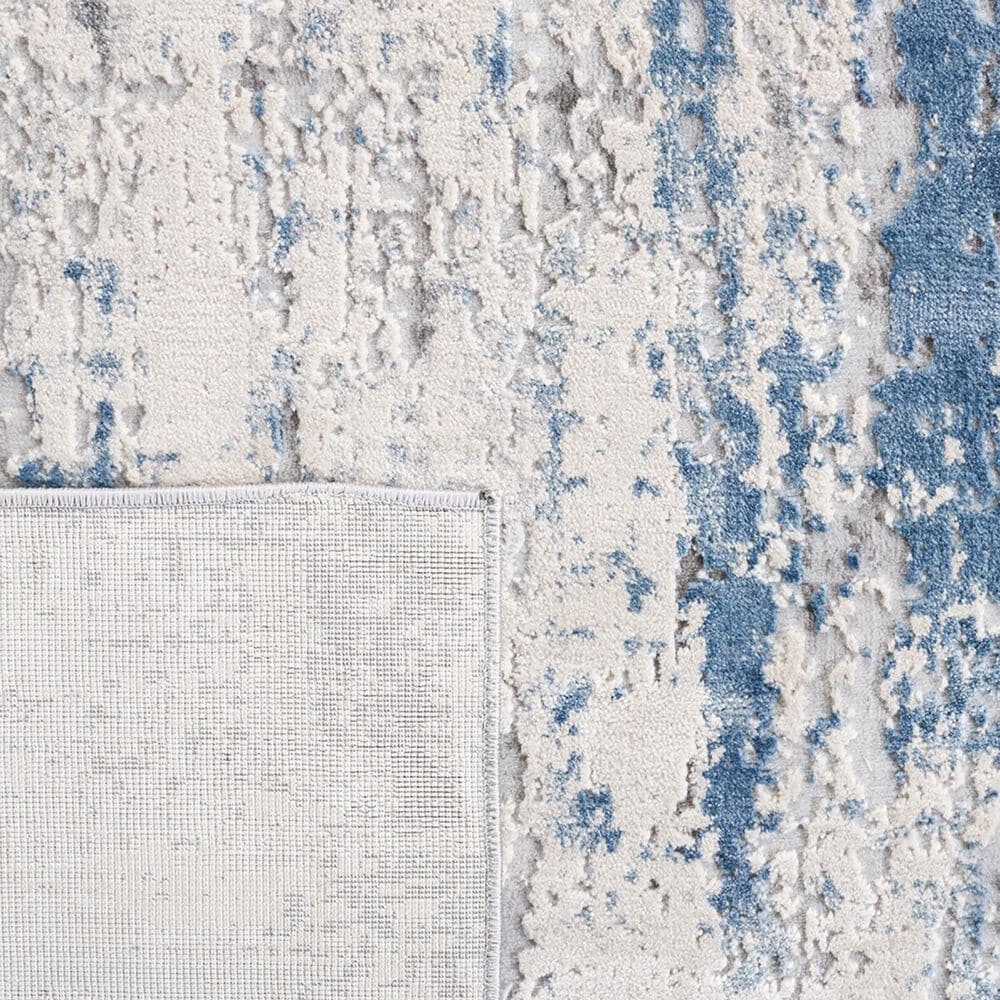 Safavieh Invista INV486 2&#39; x 8&#39; Grey and Blue Runner, , large