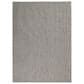 Nourison Courtyard Ivory and Charcoal 5" x 7" Indoor/Outdoor Area Rug, , large