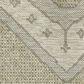 Oriental Weavers Tortuga TR08A 1"10" x 7"6" Beige and Black Runner, , large