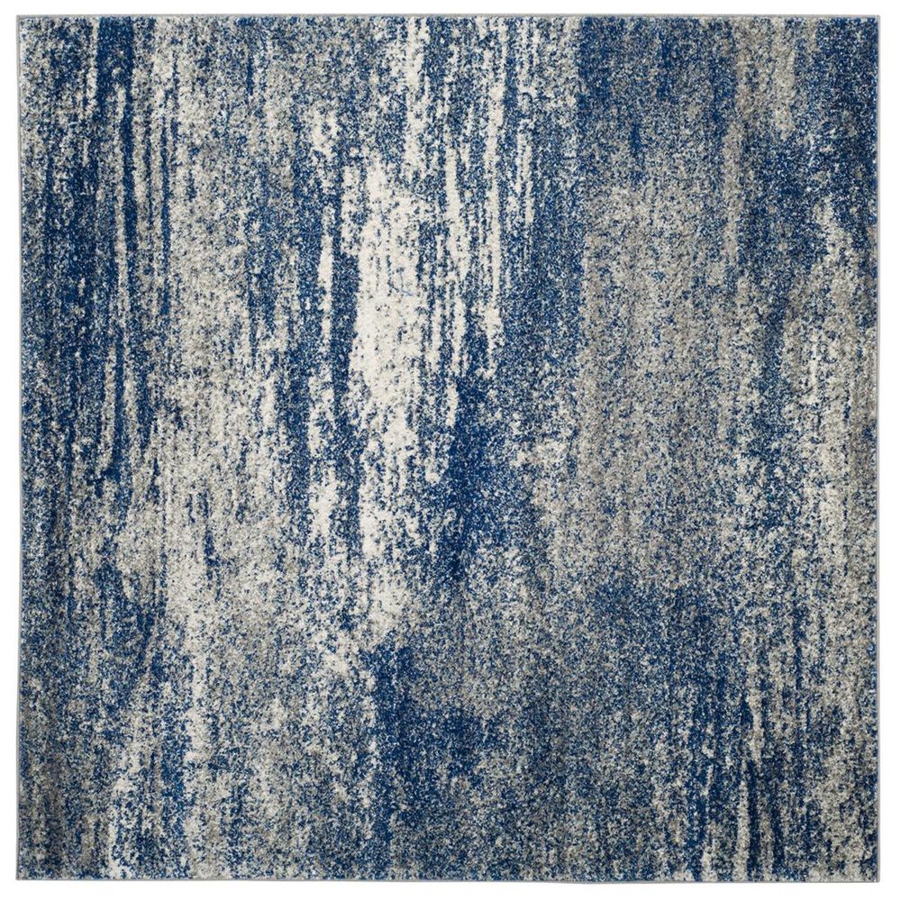 Safavieh Evoke EVK272A-5SQ 5"1" Square Navy/Ivory Area Rug, , large