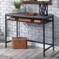 Sauder Market Commons Writing Desk in Slate Gray and Black, , large