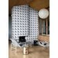 Marazzi Scenario Blue Crescent 8" x 8" Porcelain Tile, , large
