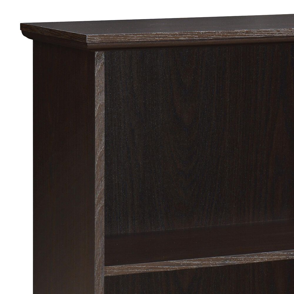 Valor Living Jefferson 2-Shelf Bookcase in Espresso, , large