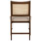 Linon Home Decor Bauer Cane Folding Side Chair in Walnut, , large
