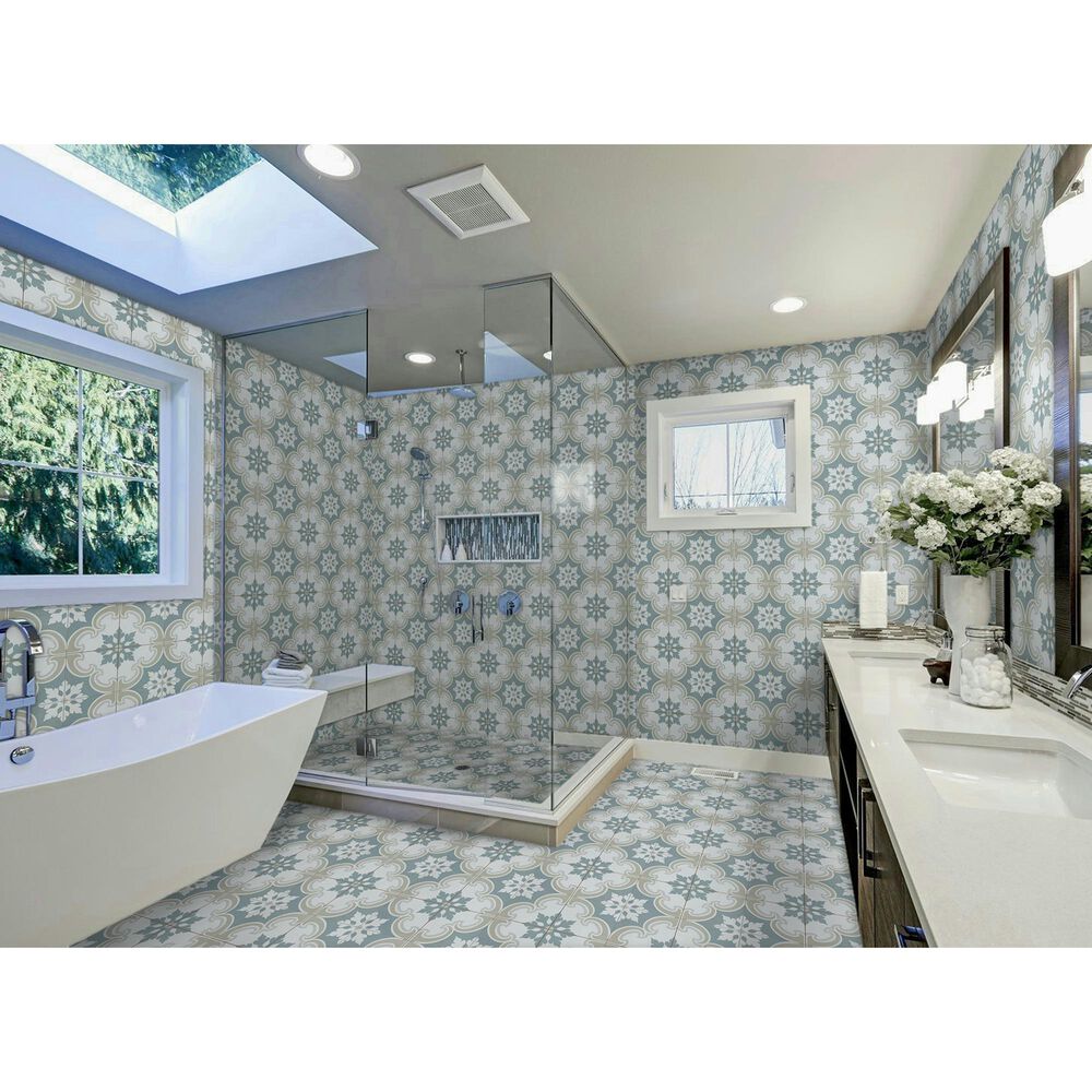 Emser Reminisce Lane 18&quot; x 18&quot; Ceramic Tile, , large