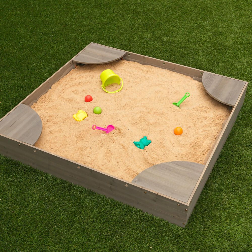 Kidkraft Backyard Sandbox in Gray, , large
