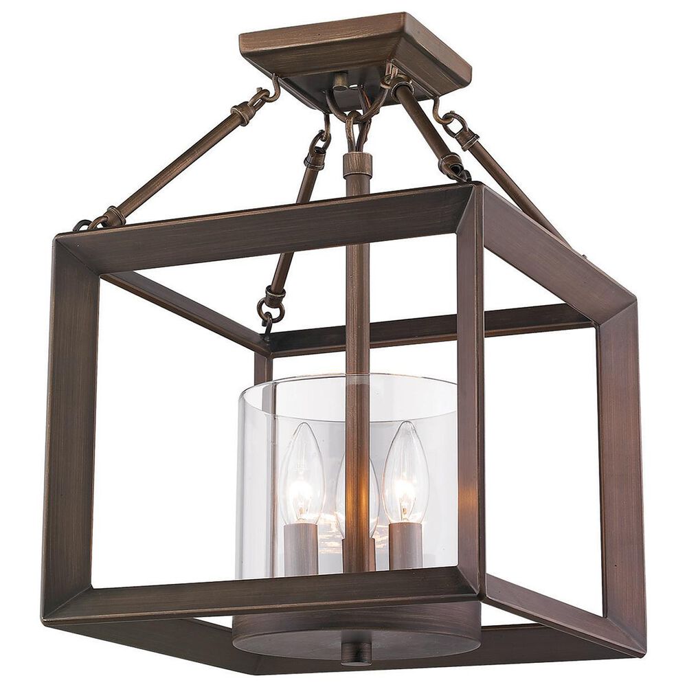 Golden Lighting Smyth Mini Chandelier in Bronze, , large
