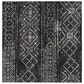 Safavieh Adirondack ADR111C 4" Square Black and Silver Area Rug, , large