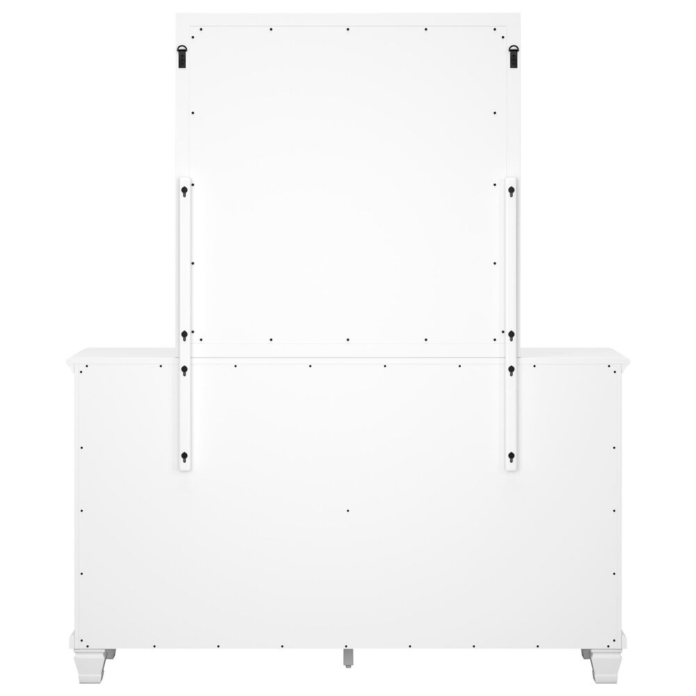 Ashley Fortman 3-Piece Queen Panel Bed Set in White, , large