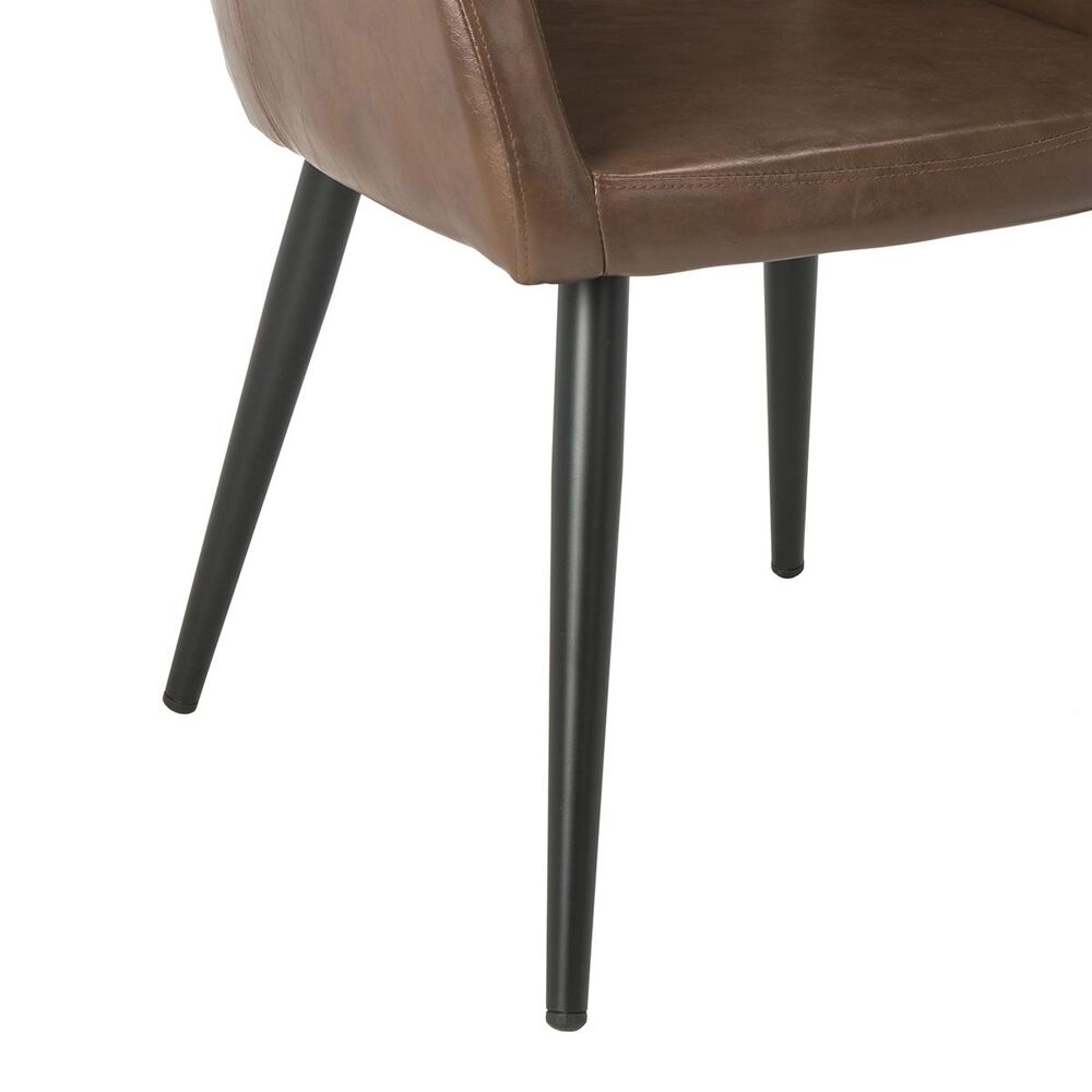 Safavieh Adalena Accent Chair in Brown, , large