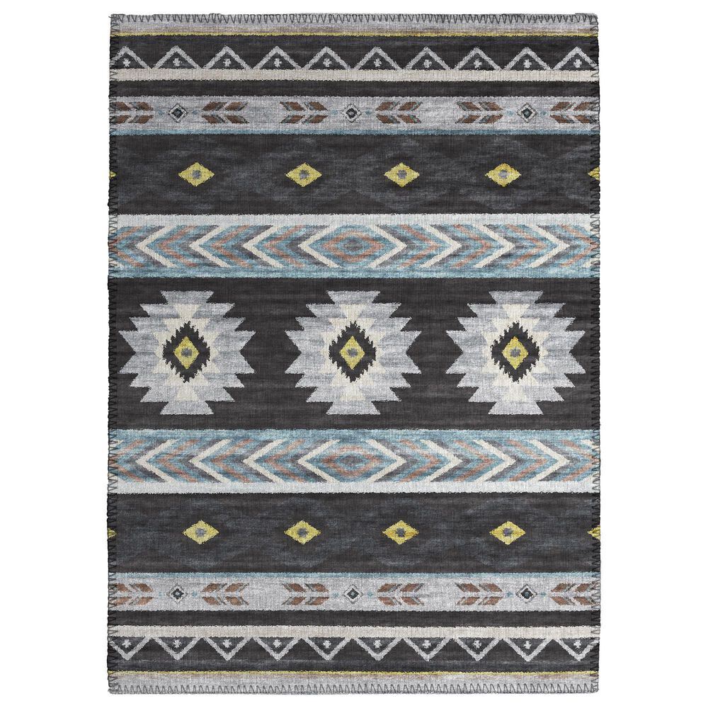 Dalyn Rug Company Phoenix PH3 1"8" x 2"6" Black Indoor/Outdoor Area Rug, , large