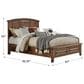 Archbold Furniture Carson Queen Storage Bed in Maple Bark, , large