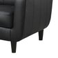 Living Essentials Contemporary Accent Chair with Track Arms in Black, , large