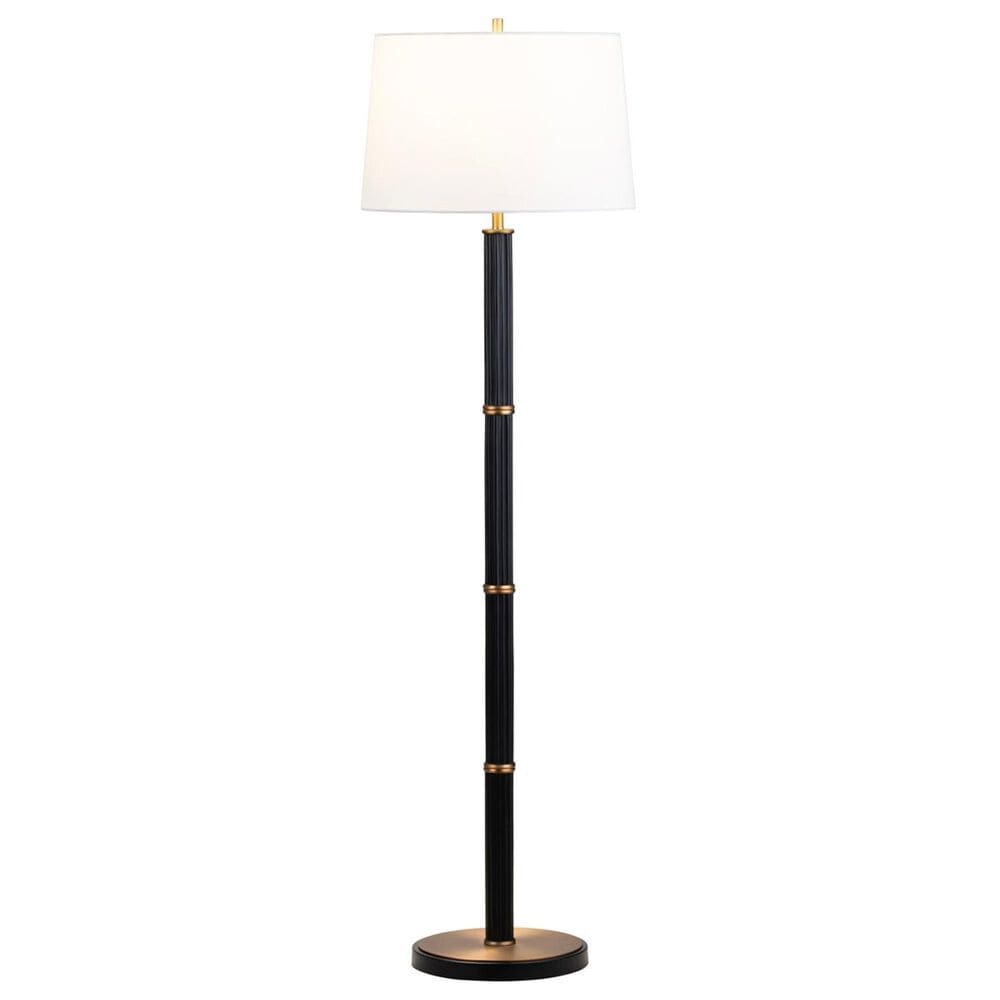 Crestview Collection Grant Floor Lamp in Black and Gold, , large
