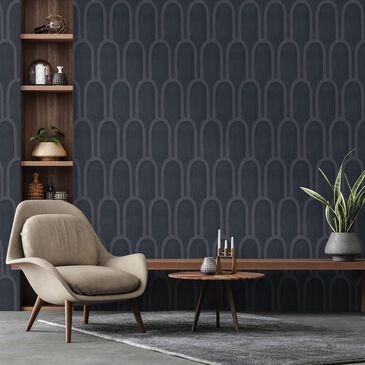 Tempaper Queen Emma 396" x 20.5" Peel and Stick Wallpaper in Bogen, , large