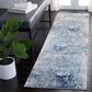 Safavieh Aston  2" x 15" Light Blue and Grey Runner, , large