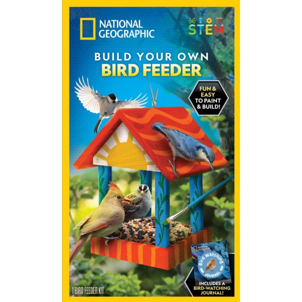 National Geographic Build Your Own Birdfeeder Kit in Multicolor, , large