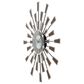 Maple and Jade Wall Clock in Silver and Black, , large