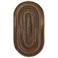 Capel Gramercy 0070-300 11"4" x 14"4" Oval Black Area Rug, , large