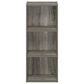 HOMLUX 3-Tier Open Shelf Bookcase in French Oak, , large