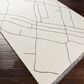 Surya Arsenal 9" x 12" Cream and Black Area Rug, , large