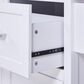 HOMLUX 53" Large Kitchen Island with 3.5" Thick Desktop in White, , large