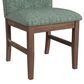 37B Santa Barbara Dining Side Chair with Avocado Upholstered in Walnut, , large