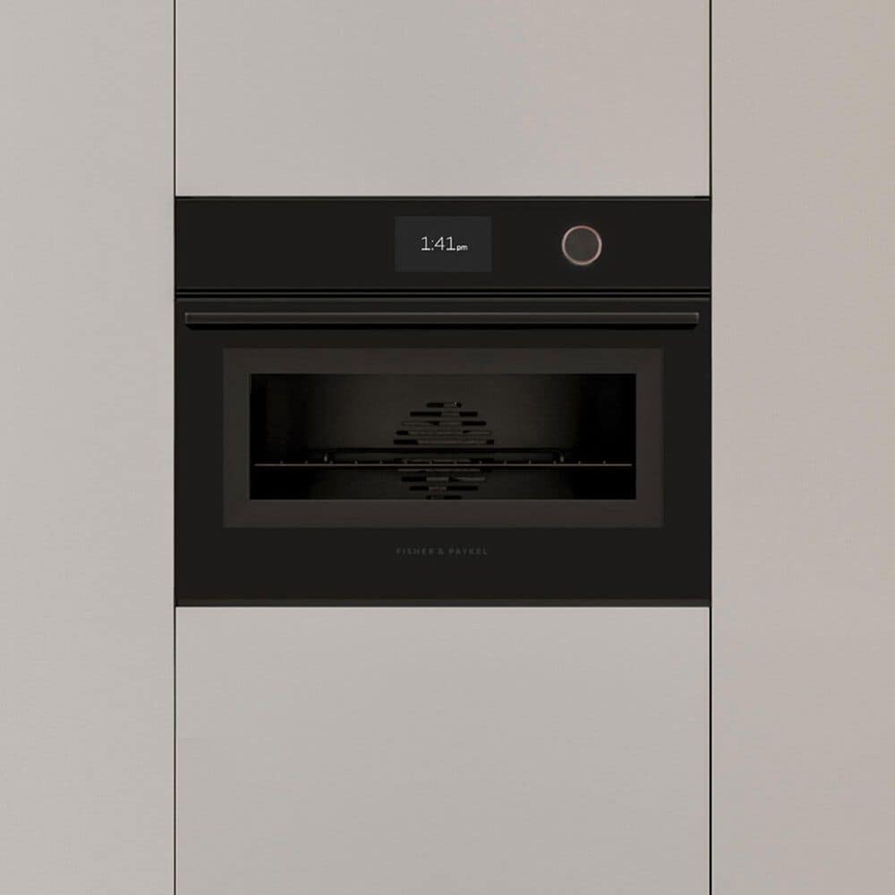 Fisher &amp; Paykel 24 Single Electric Wall Oven with 22-Function and Convection in Black, , large