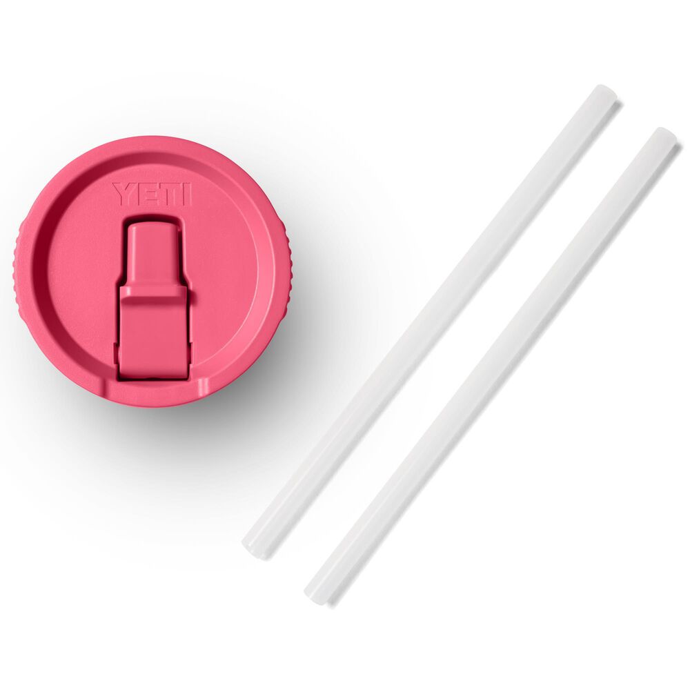 YETI Rambler Small Travel Straw Mug Lid in Tropical Pink, , large
