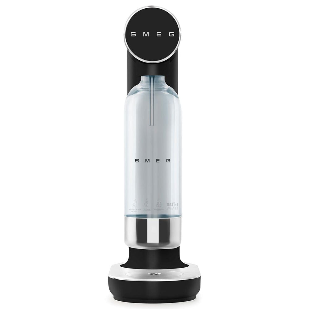 SMEG Collezione Sparkling Water Maker in Black and Chrome, , large