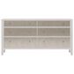 Vantage Mezzanine Mirrored 6 Drawer Dresser and Mirror in Dove Gray, , large