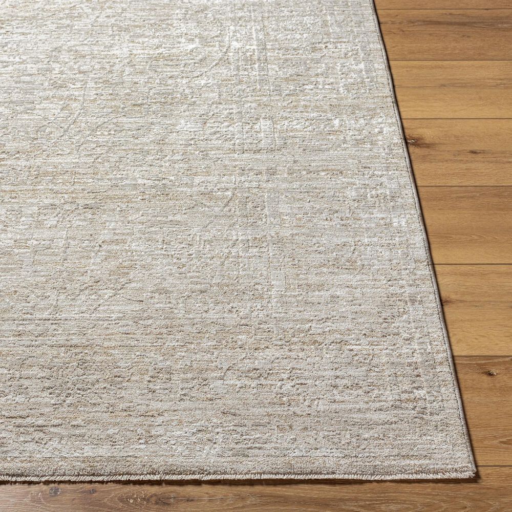 Surya Masterpiece MPC-2315 Medium Gray, Light Gray and Cream 2'7" x 10' Runner, , large