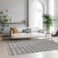 Dalyn Rug Company Marlo 8" x 10" Black Indoor/Outdoor Area Rug, , large