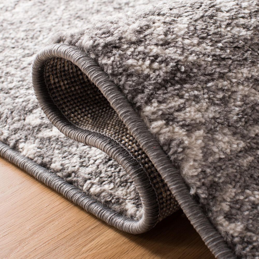 Safavieh Tulum TUL263F 9&#39; x 12&#39; Dark Grey and Ivory Area Rug, , large