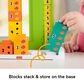 Fisher Price Adding Alligator Educational Toy with 10 Blocks in Multicolor, , large