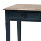 Baxton Studio Dauphine Writing Desk in Blue and Oak, , large