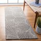 Safavieh Micro-Loop Geometric 2"3" x 7" Grey and Ivory Runner, , large