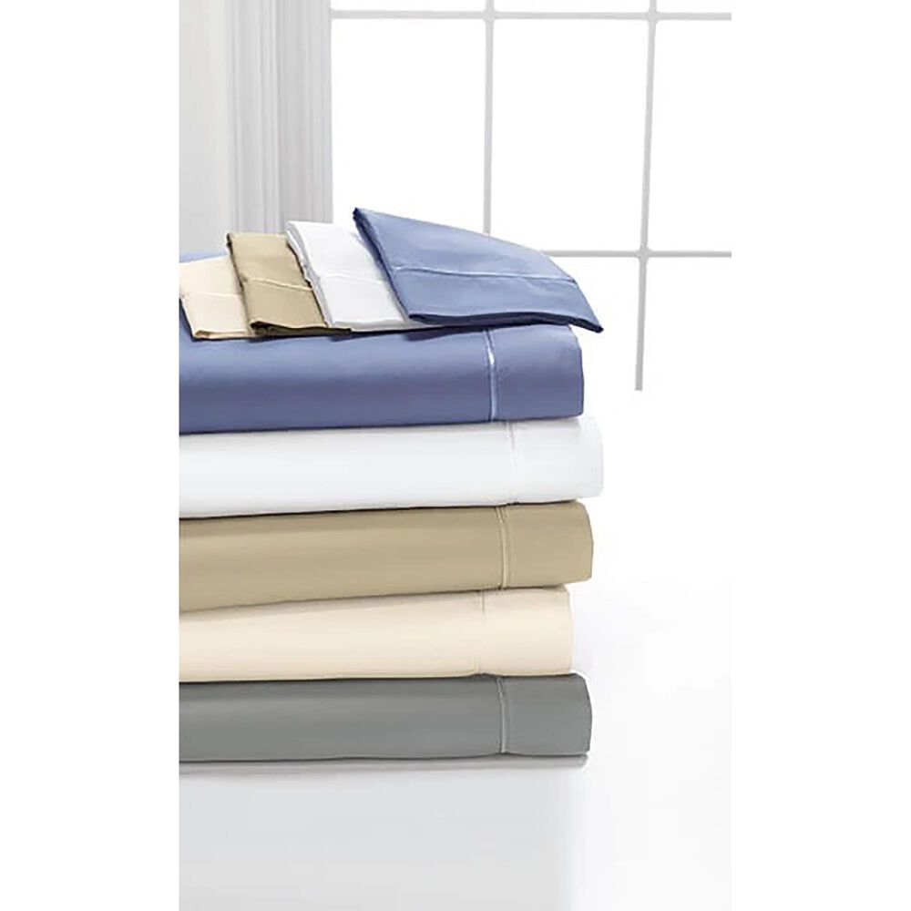 DreamFit Degree 4 4-Piece Egyptian Cotton Queen Sheet Set in Gray, , large