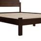 Walker Edison Elias Queen Platform Bed with Arched Headboard in Brown, , large