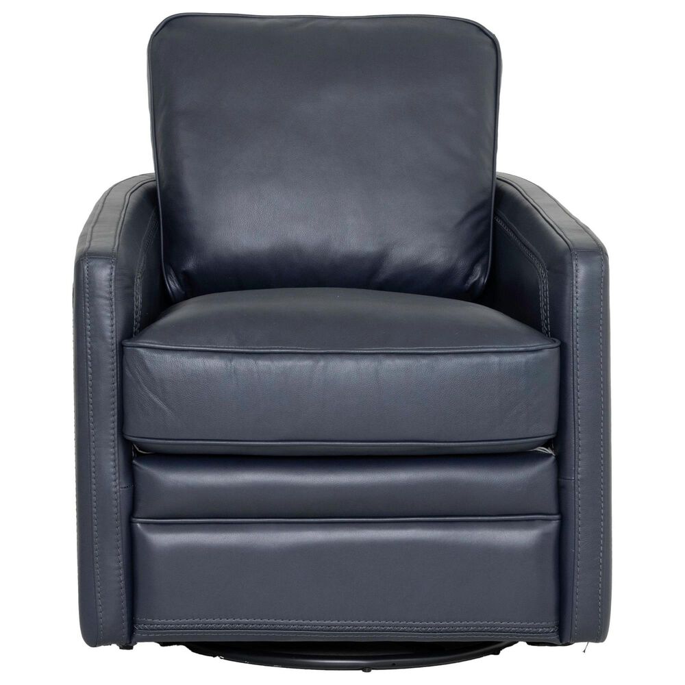 Italiano Furniture Turner Swivel Glider Chair in Blue, , large